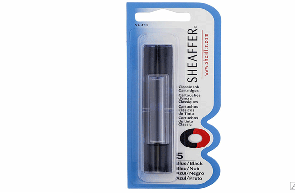 cartridge sheaffer blue/black